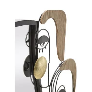 LUSTRO NA ŚCIANĘ PICASSY 83X5X80 cm (WYMIAR LUSTRA 48,5X72 cm)